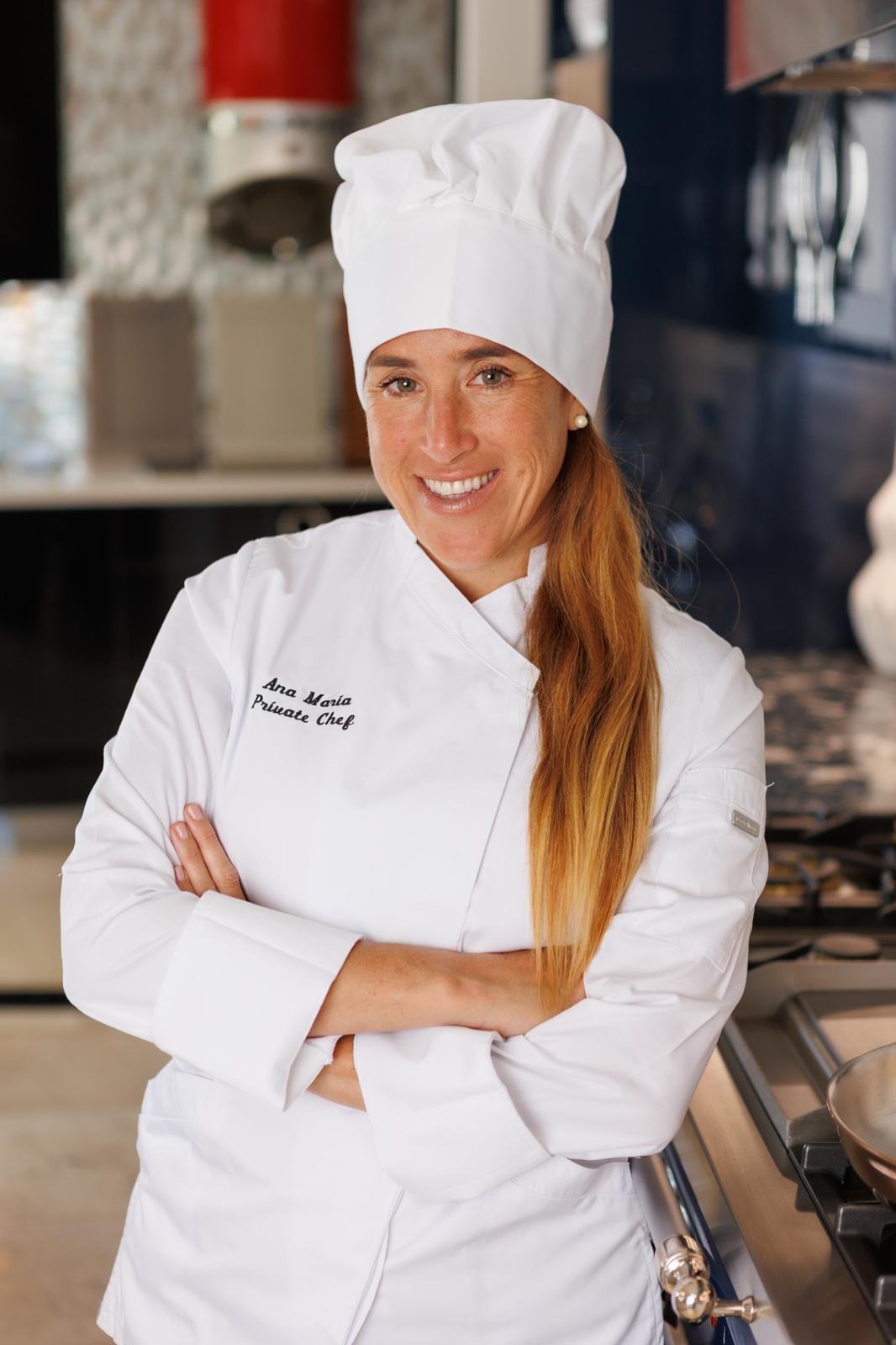 Ana Maria, private chef, in her kitchen